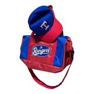 Texas Rangers Junior Fan Giveaway Duffle & Hat